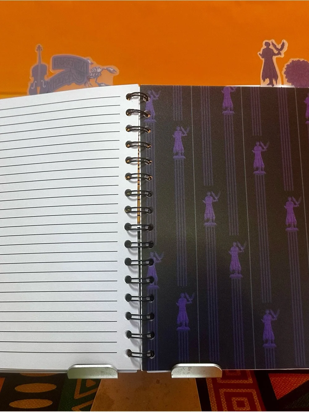 Official Wednesday Themed Black Spiral Notebook - Gothic Journal